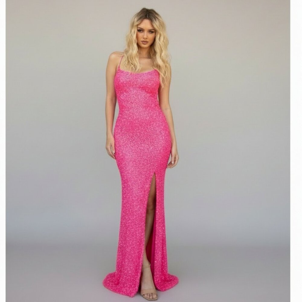 Primavera neon pink dress, size 10, NEW WITH TAGS!